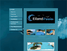 Tablet Screenshot of eilandpools.com
